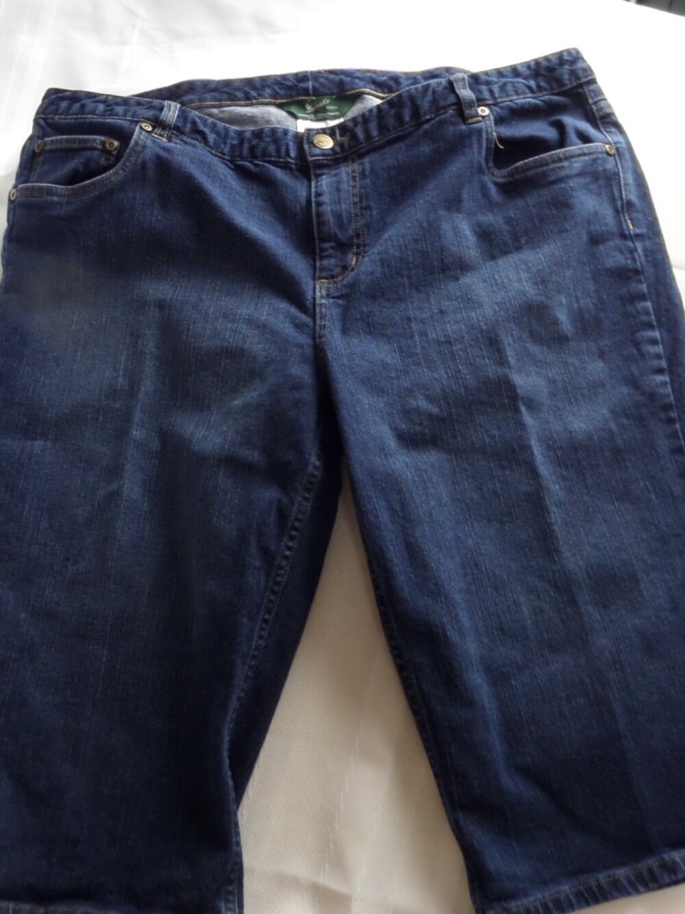 Woolrich Woman's Jean Capri Pants Size 18 Pre Owned